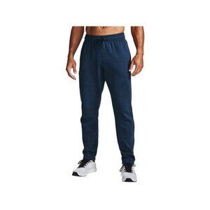 Under Armour Mens Medium UA Rival Fleece Pants Navy Loose Fit Joggers Drawcord